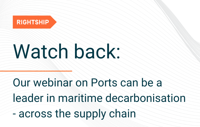 Webinar on ports dearbonisation