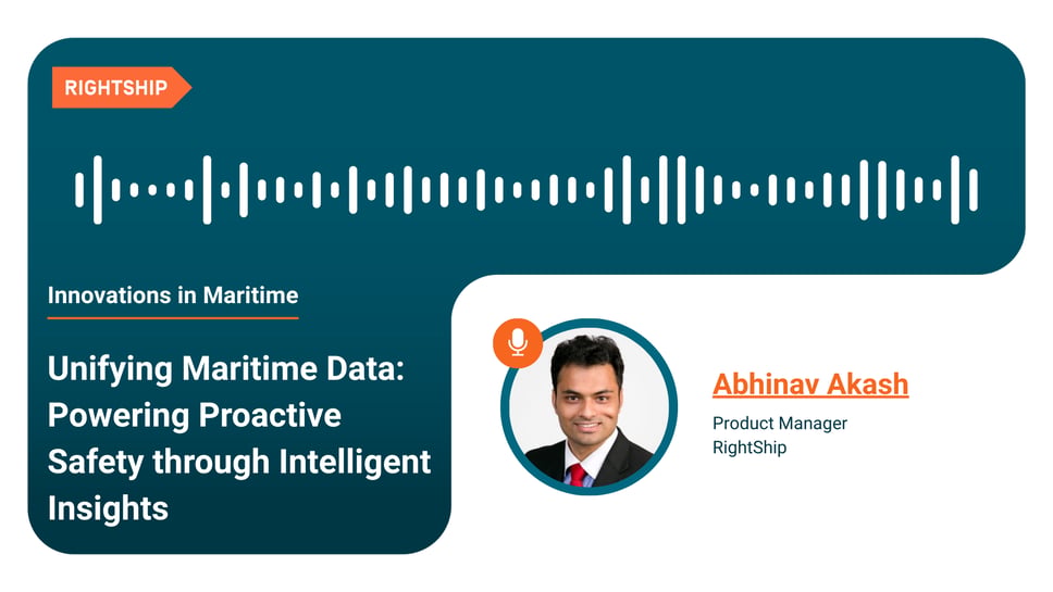 Innovations in Maritime - Unifying Maritime Data: Powering Proactive Safety through Intelligent Insights