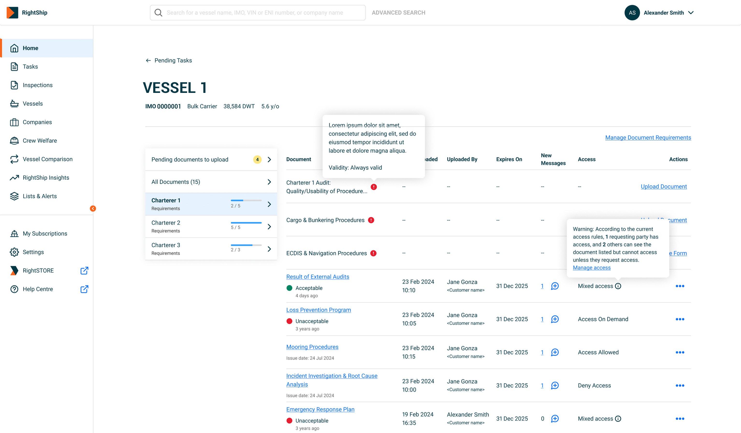 Simplify Your Fleet Document Management | RightShip