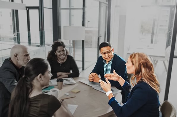 Some people having a meeting